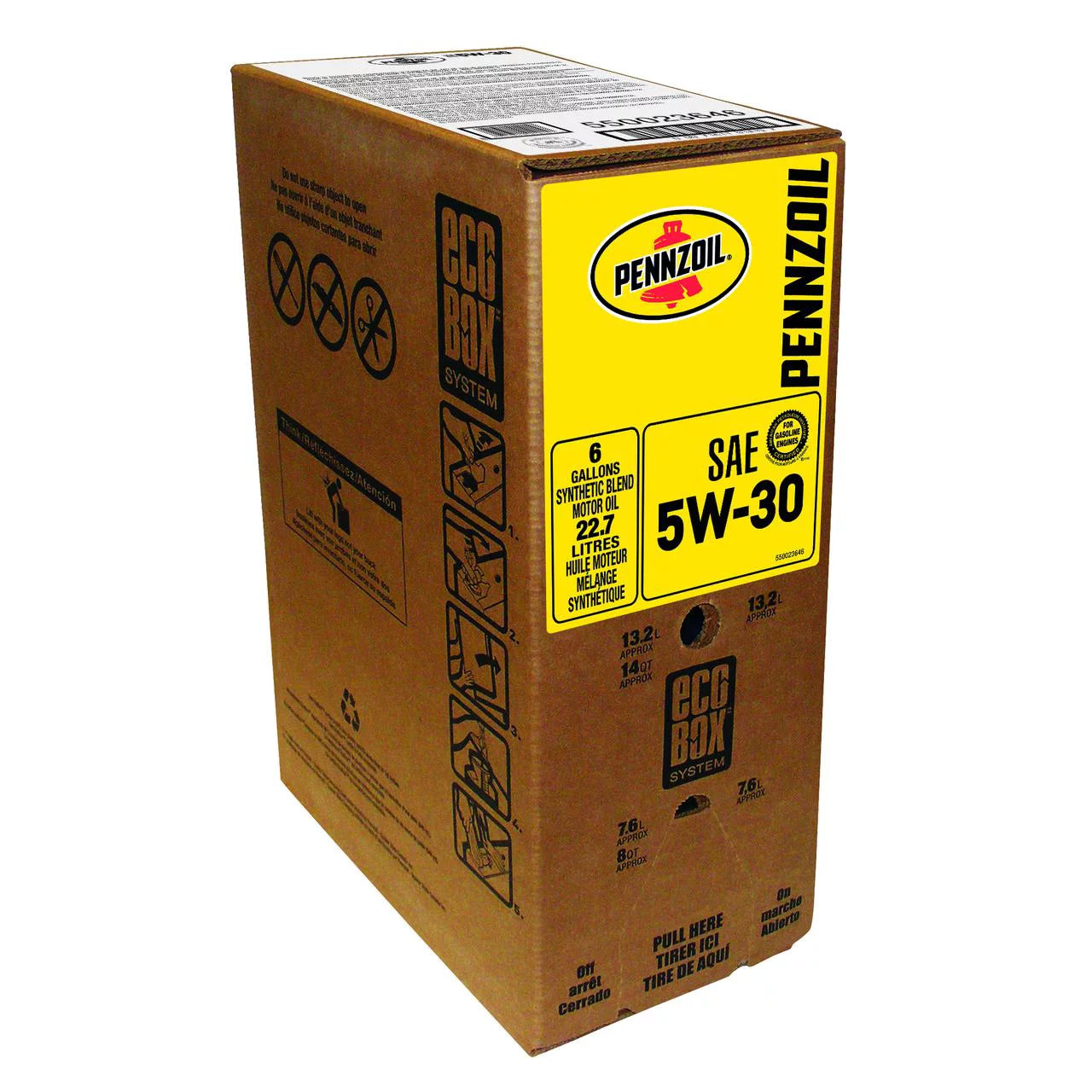 Pennzoil 5W30 GF-6 Mélange Synthétique : 550023646