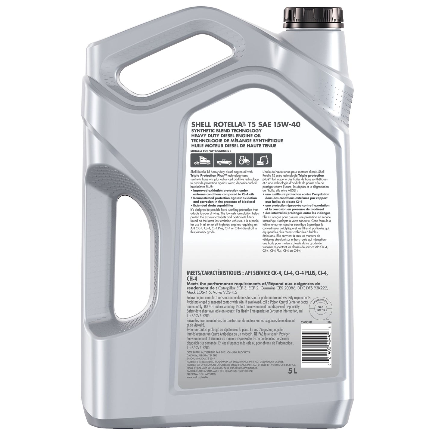 Shell Rotella T5 15W-40 Triple protection
